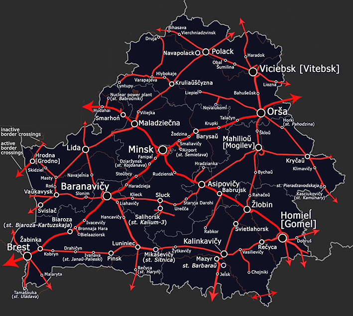 Karta Belarus Karta
