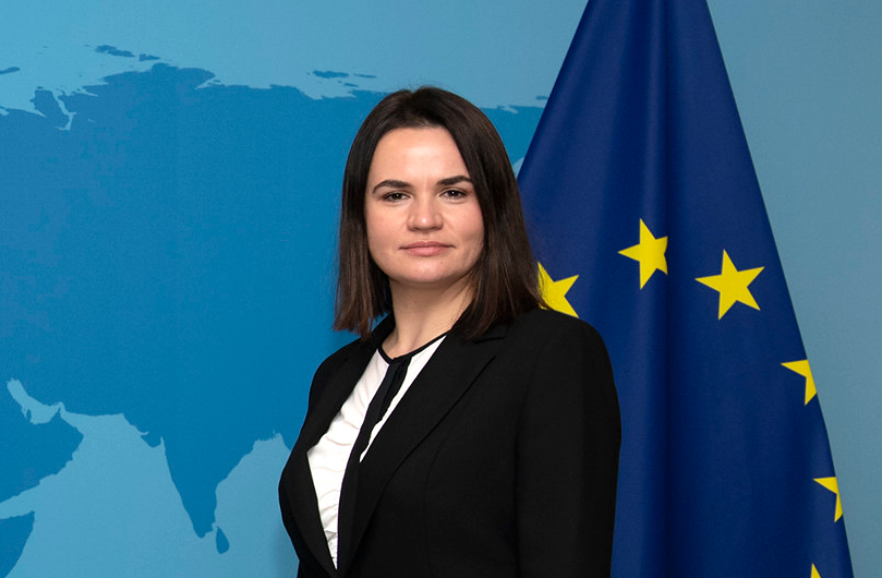 SvetlanaTichanovskaja Bild på Svetlana Tichanovskaja