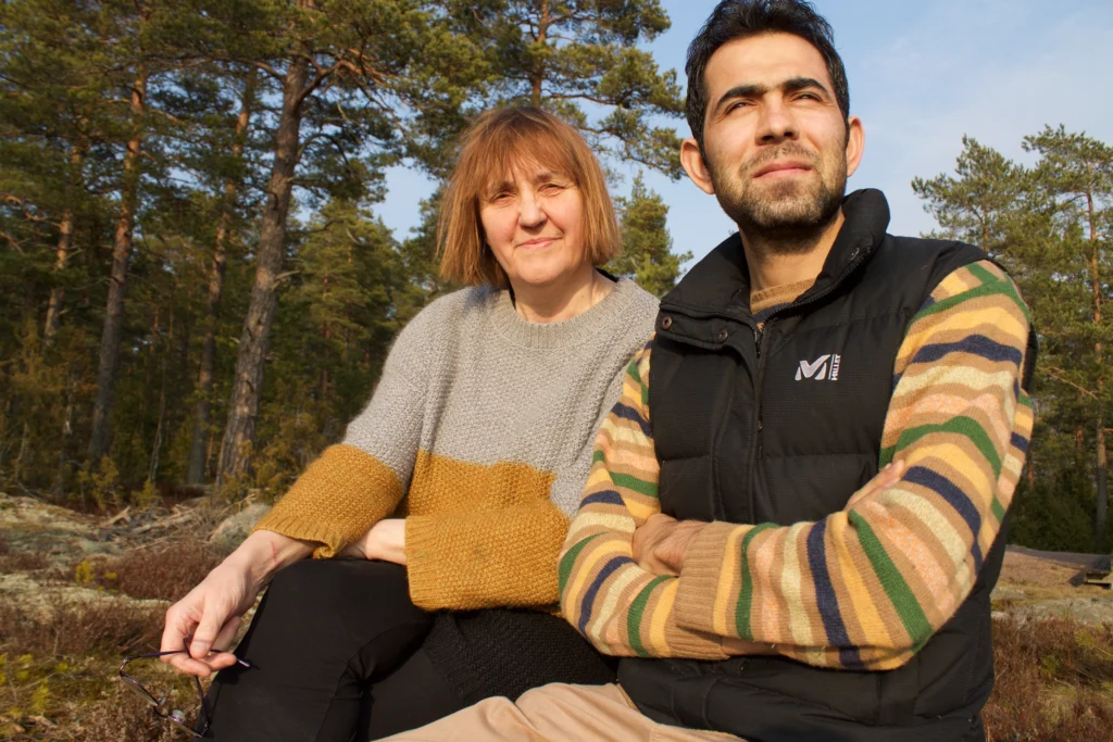Bild på Asadullah och Pirkko